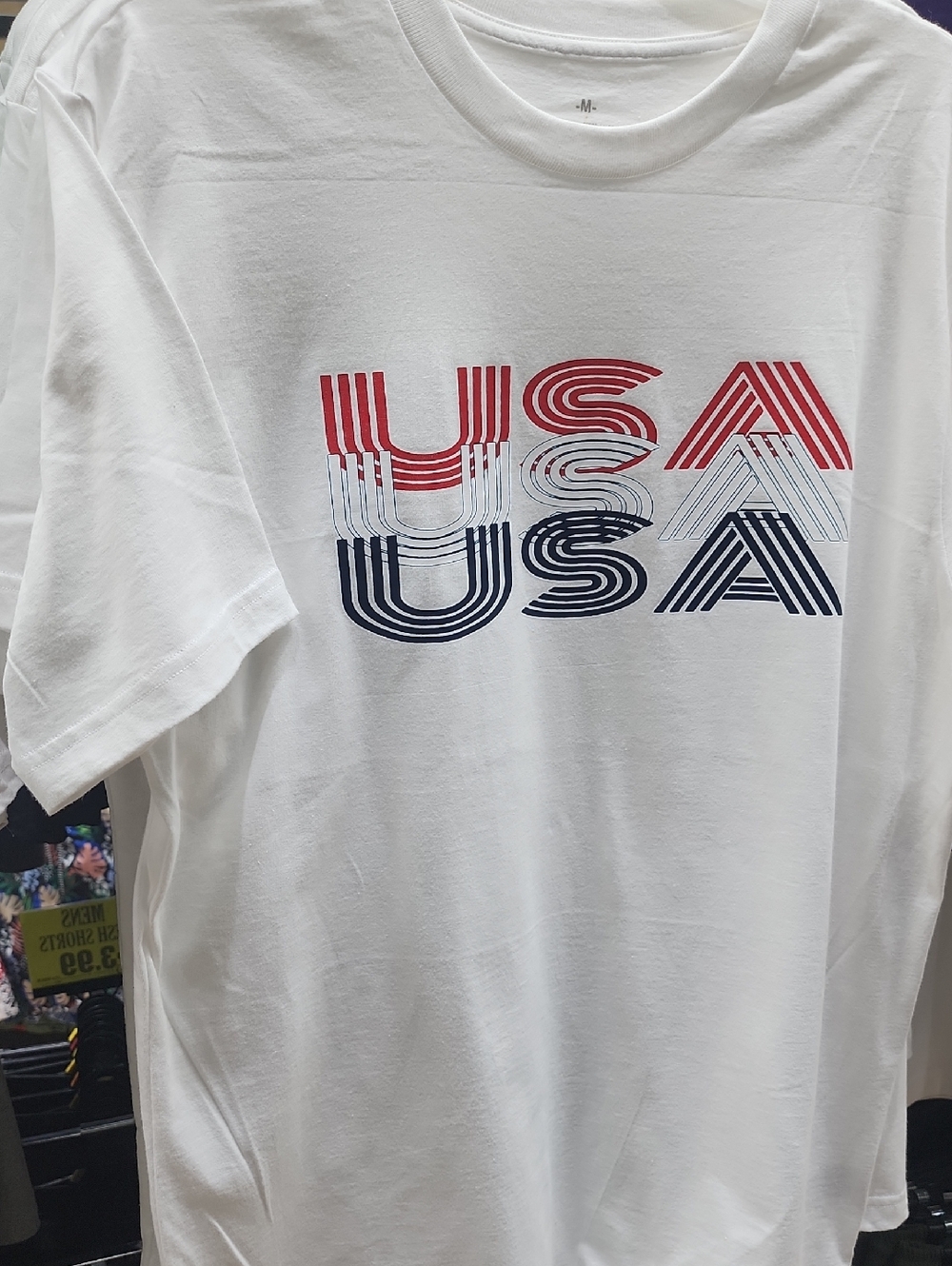 Classic USA Graphic White T‑Shirt